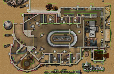 Star Wars Miniatures Maps: Chalmun's Cantina Map (Beta)